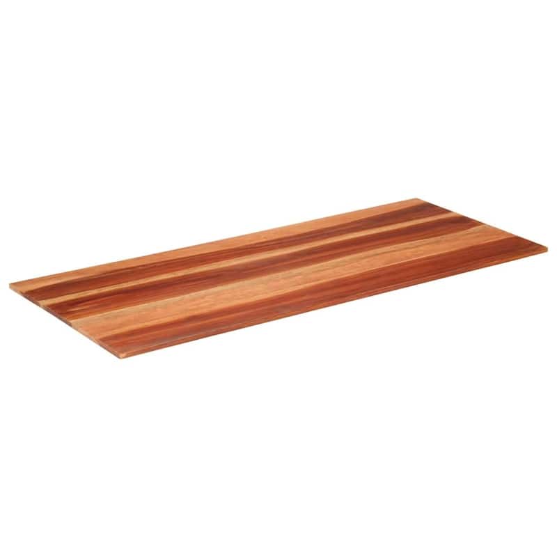 vidaXL Table Top Natural Wood Solid Acacia Wood 23.6 x 55.1 in Durable - 55.1 x 23.6 x 0.6 in