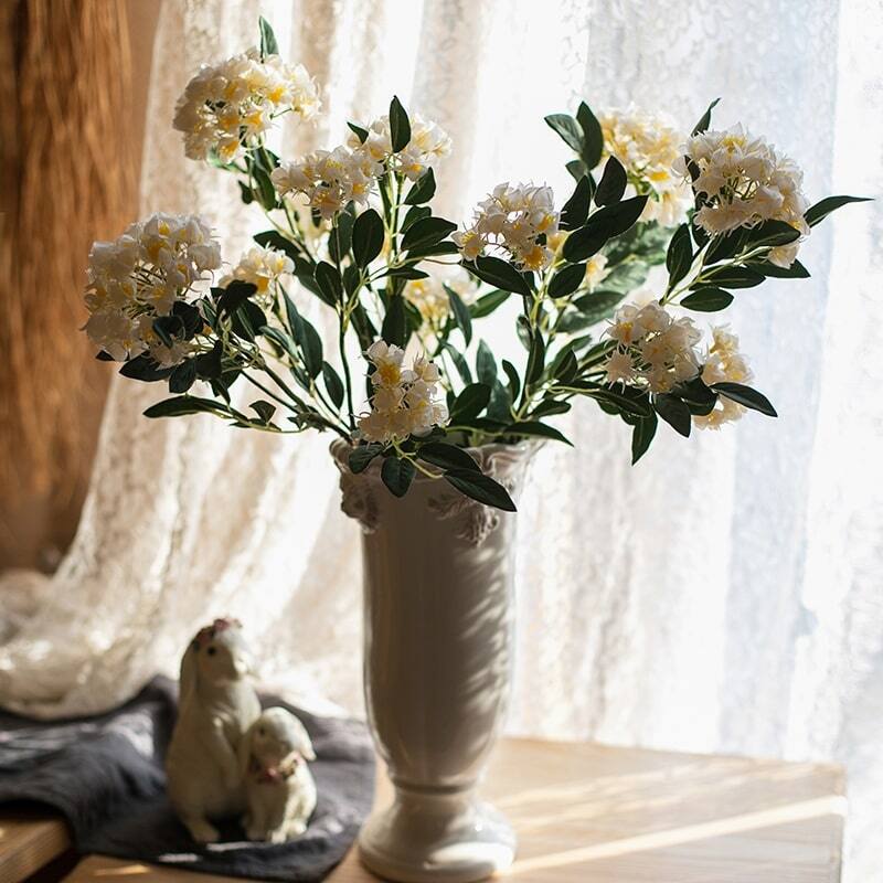 RusticReach Senna Plant Flower Stem 27" Tall
