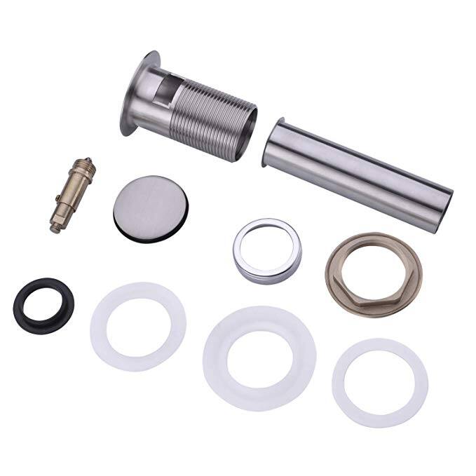 DORNBERG B012A Pop Up Bathroom Sink Drain with Overflow