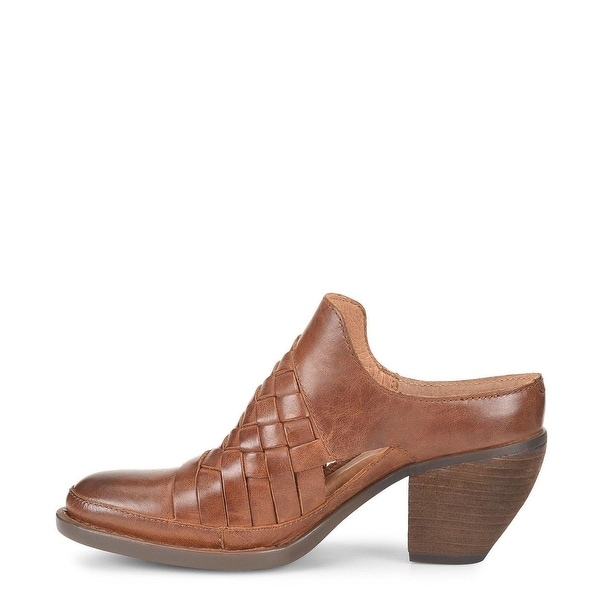 born leather clogs