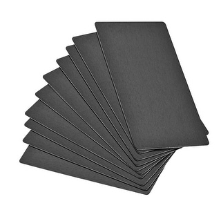 Blank Metal Card, Anodized Aluminum Plates for DIY Laser Printing - Bed ...