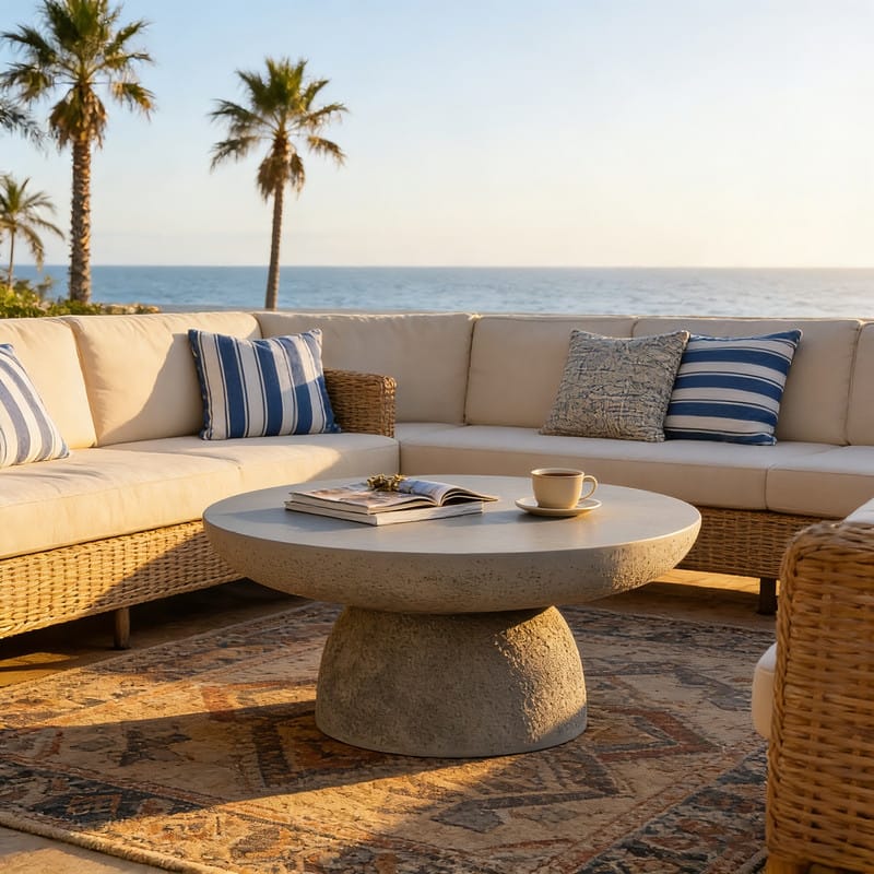 Round Coffee Tables Accent Center Table