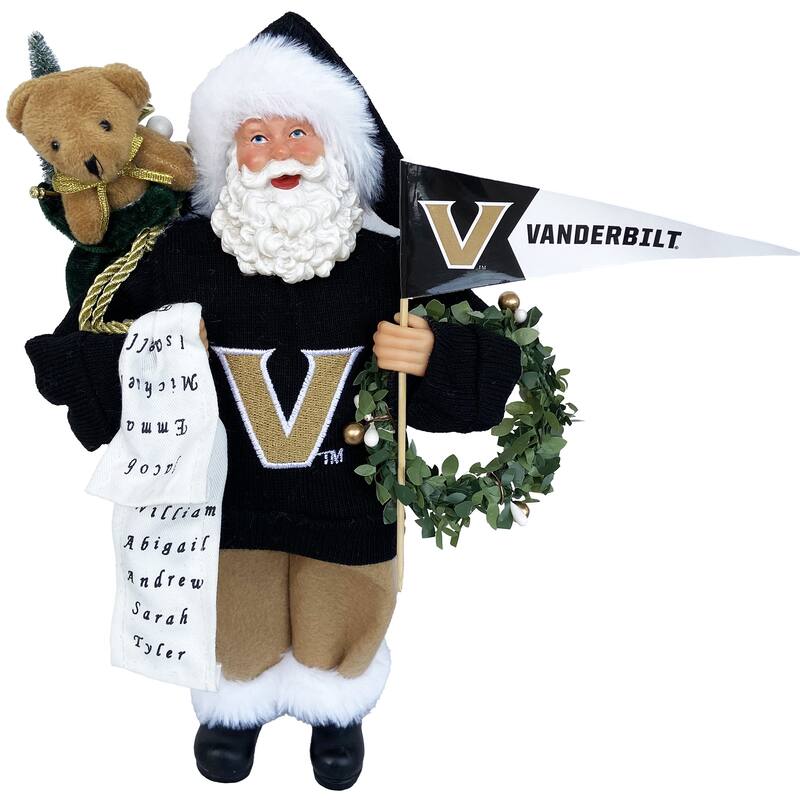 NCAA 12" Vanderbilt Proud Santa