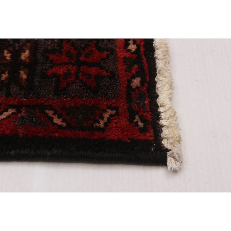 ECARPETGALLERY Hand-knotted Anadol Red Wool Rug - 3'5 x 9'11