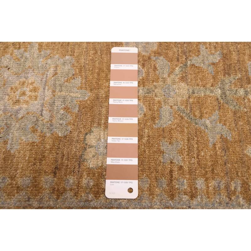 ECARPETGALLERY Hand-knotted Jamshidpour Light Brown Wool Rug - 9'0 x 12'0