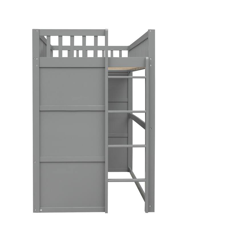 House Loft Bed with Ladder - Practical Space-Saving Design