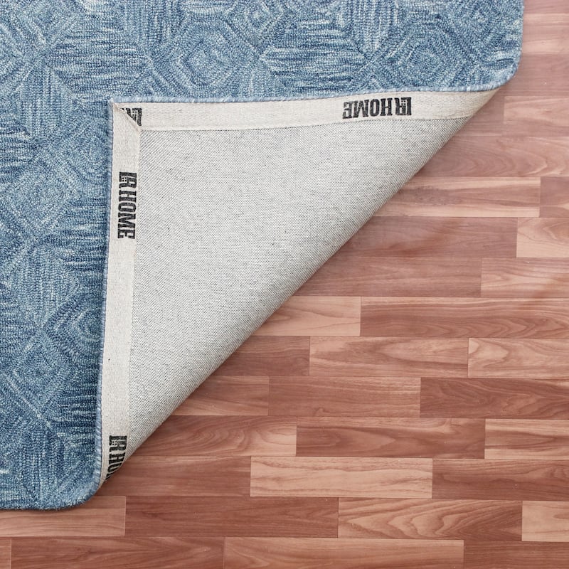 Sevita Geometric Hand-Tufted Wool Area Rug