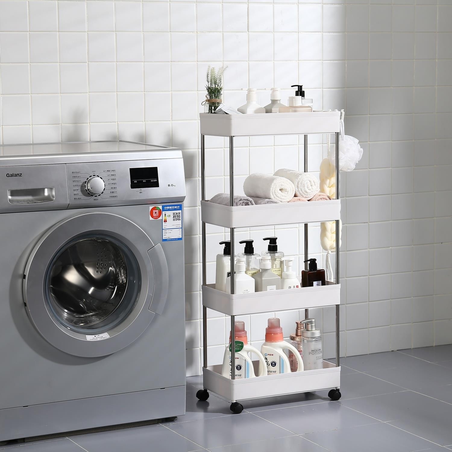 Portable Laundry Room Storage Unit