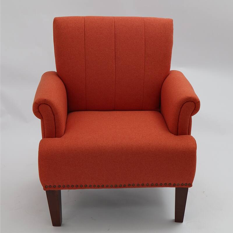Traditional Nailhead Trim Arm Chair
