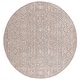 preview thumbnail 5 of 12, SAFAVIEH Harlow Slip Resistant Meni Oriental Rug 6'3" Round - Sage/Ivory - Round