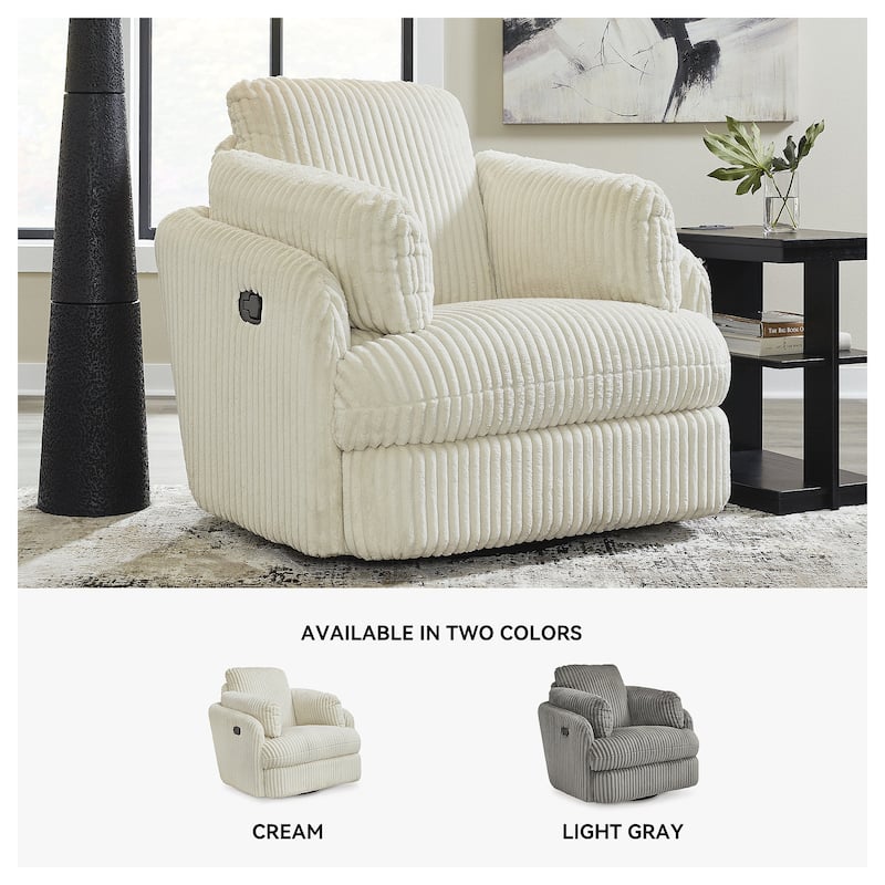 Signature Design by Ashley Tie-Breaker Swivel Glider Recliner