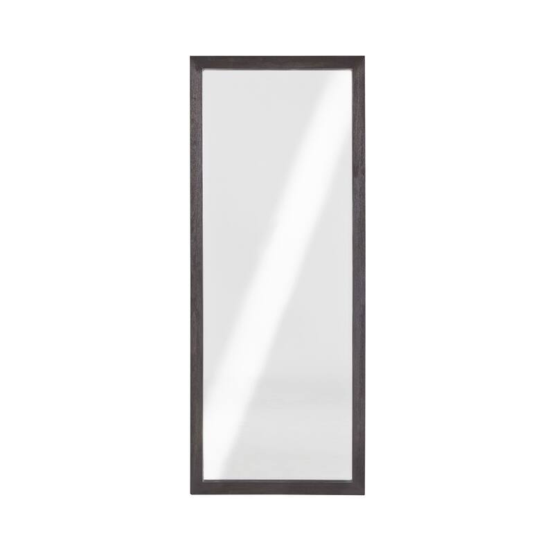 Oxford Floor Low Mirror in Basalt Grey