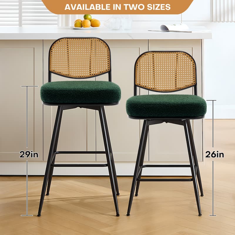 26"/29" Counter Height Swivel Bar Stools Set of 2/3/4