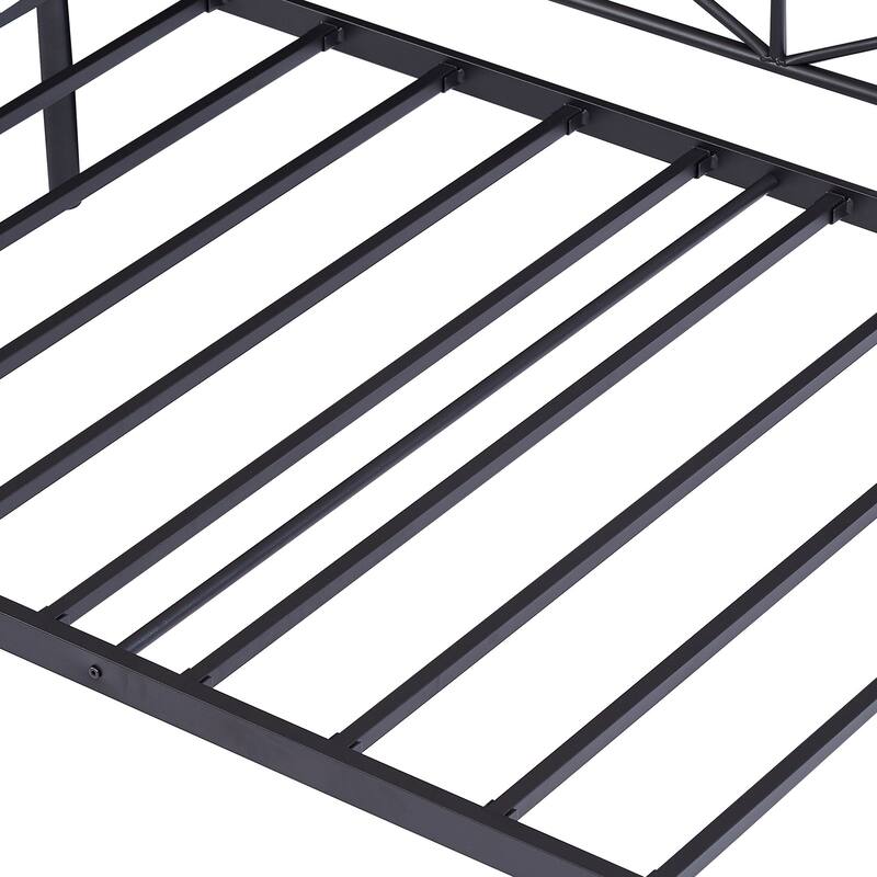 Javlergo Metal Daybed Frame Twin Size Sofa Bed with Steel Slats for Living Room Guest Room