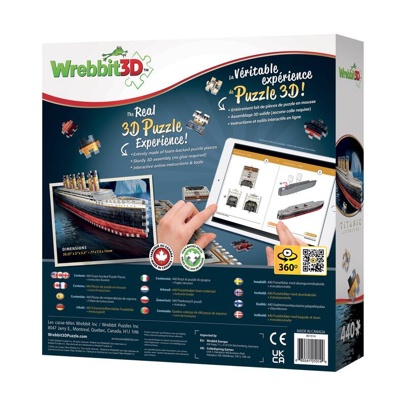 Titanic 3D Jigsaw Puzzle - 440 Pcs