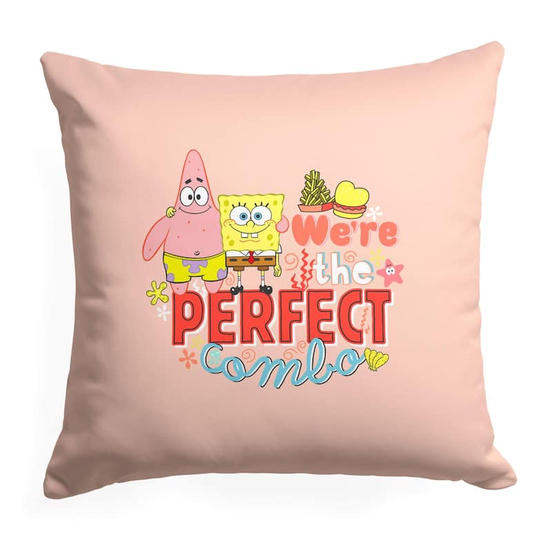 Nickelodeon Spongebob Valentine's Day 18 Inch Throw Pillow