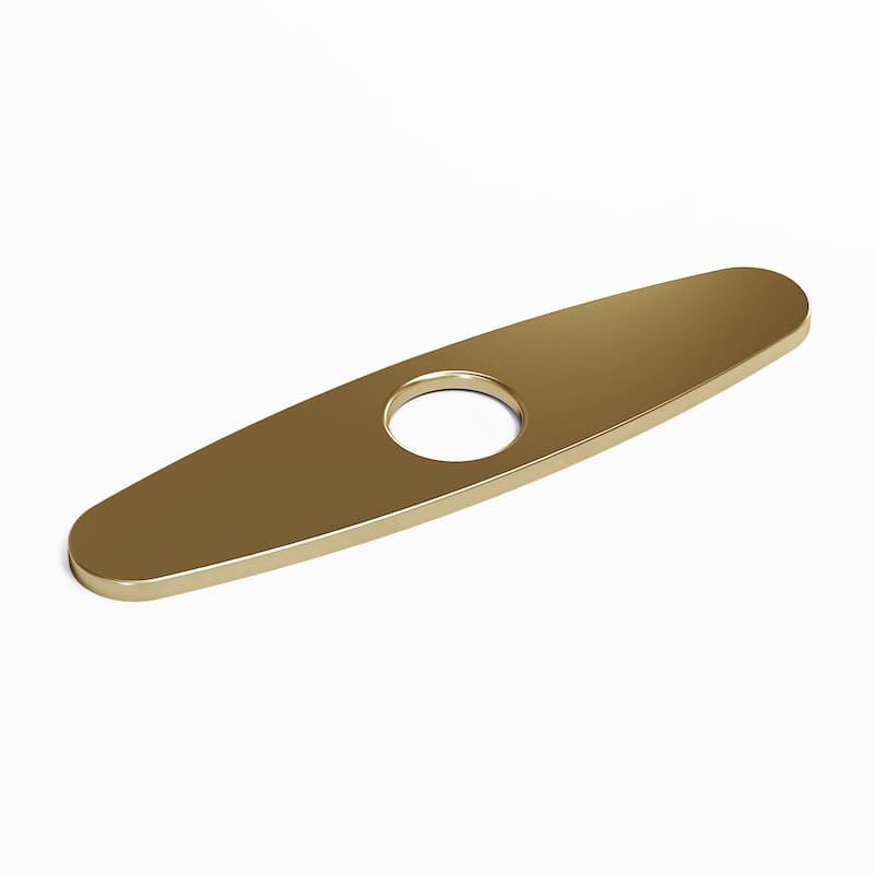 VIGO 10" L Kitchen Deck Plate - Matte Brushed Gold