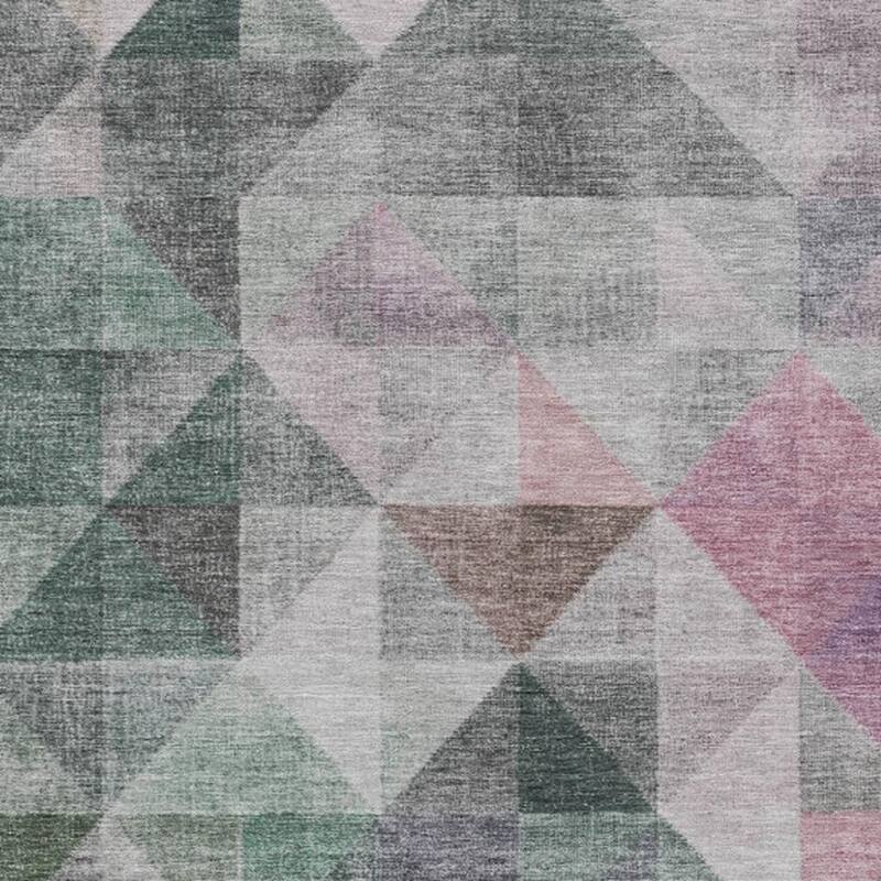 HomeRoots Geometric Transitional Rectangle Outdoor Rug
