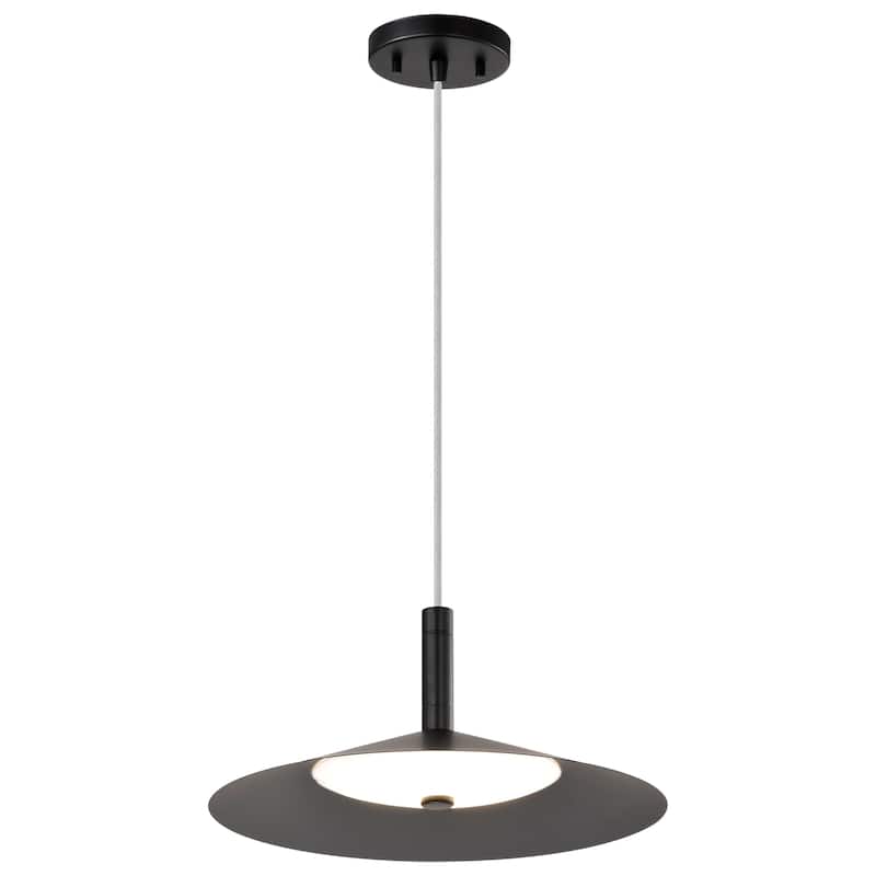Corrine 14 Inch LED Pendant Matte Black 3K/4K/5K CCT Selectable - Matte Black
