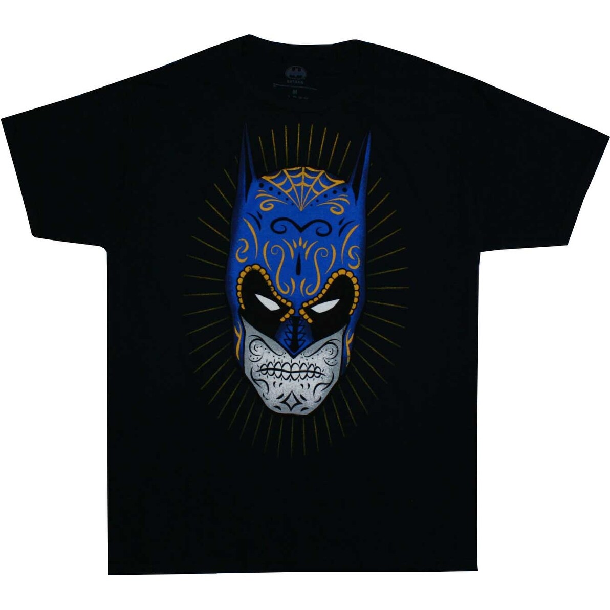 Shop Dc Comics Batman Sugar Skull Shirt Overstock 22088196