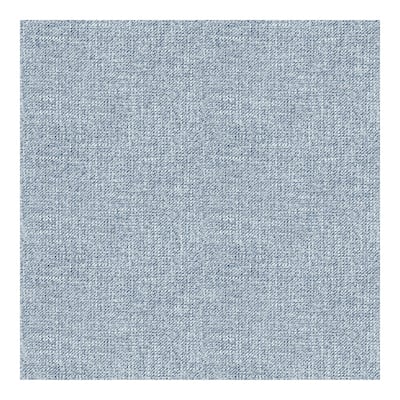Waylon Denim Faux Fabric Wallpaper - 20.5 x 396 x 0.025