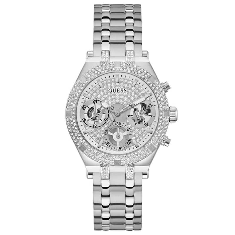 Guess Women's Silver Tone Multi-function Silver Dial Watch - GW0440L1 - 6 (36)