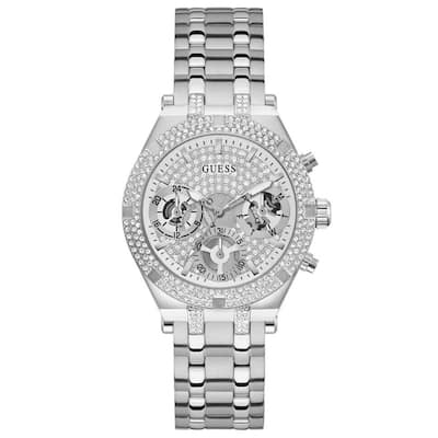 Guess Women's Silver Tone Multi-function Silver Dial Watch - GW0440L1 - 6 (36)
