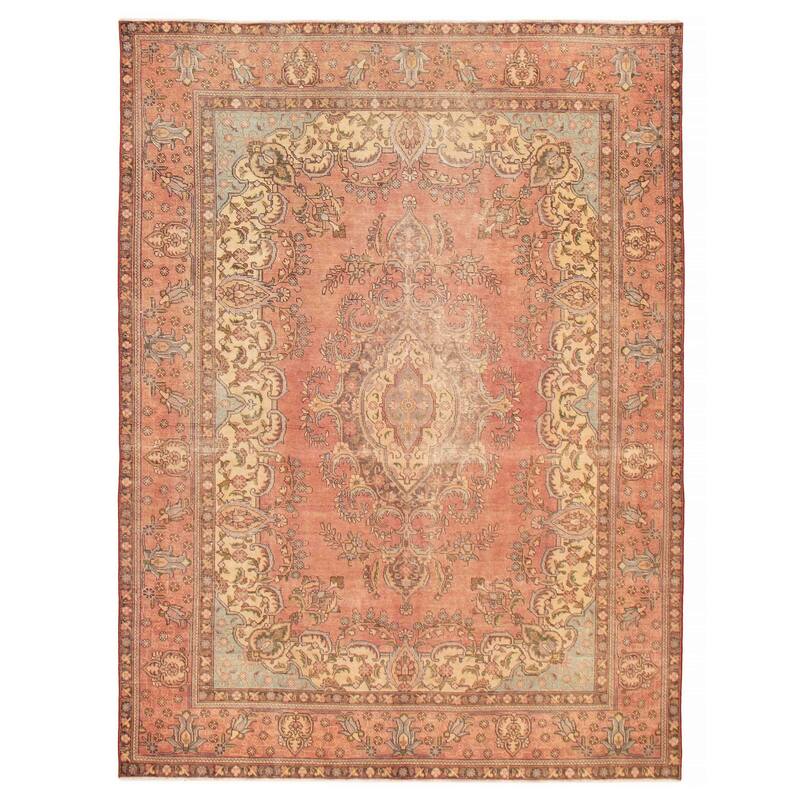ECARPETGALLERY Hand-knotted Antalya Vintage Dark Copper Wool Rug - 8'0 x 11'1 - Dark Copper - 8'0 x 11'1