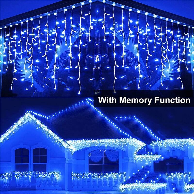 Curtain Icicle Lights Wedding Party LED Fairy Christmas Light