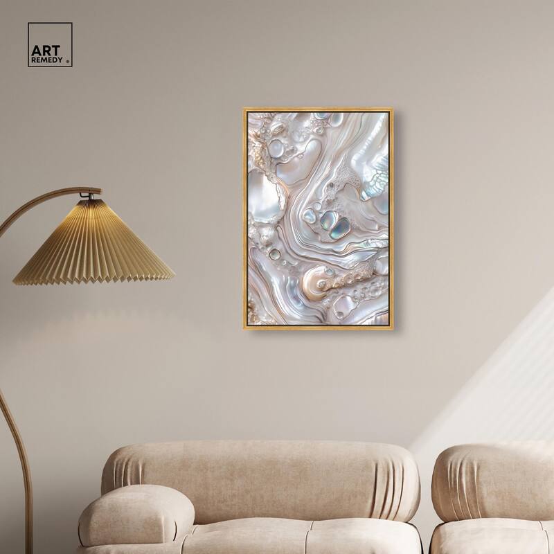 Fluid Preciousness II Canvas by Art Remedy
