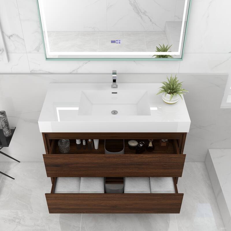 Morava 42" Floating Vanity with Single Sink - 42