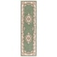 preview thumbnail 55 of 92, SAFAVIEH Handmade Aubusson Hrachuhi Traditional Wool Rug 2'3" x 8' Runner - Green/Ivory