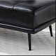 preview thumbnail 24 of 28, 55"W Faux Leather End of Bed Bench With side table