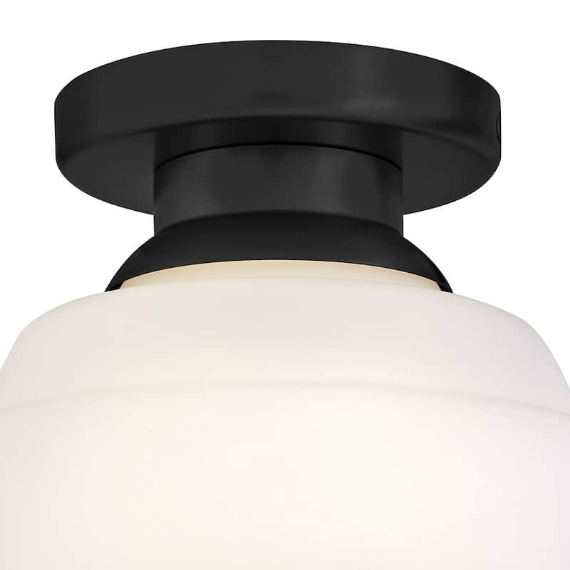 Lark 84321 Penny 9" Wide Semi-Flush Globe Ceiling Fixture