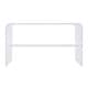 preview thumbnail 3 of 4, Corsica 32 in. W Rectangular Acrylic Coffee Table