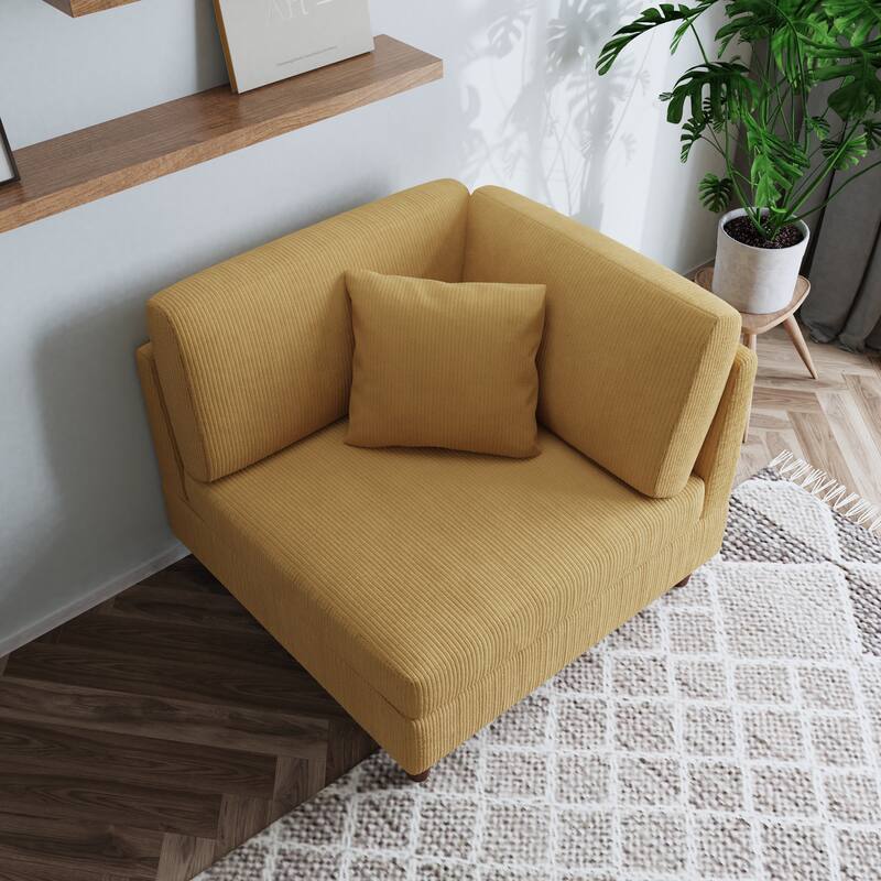 Free Combination Multi-Shaped Corduroy Sofa Modular