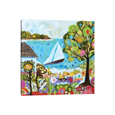 iCanvas "Nautical Whimsy V" by Karen Fields Canvas Print