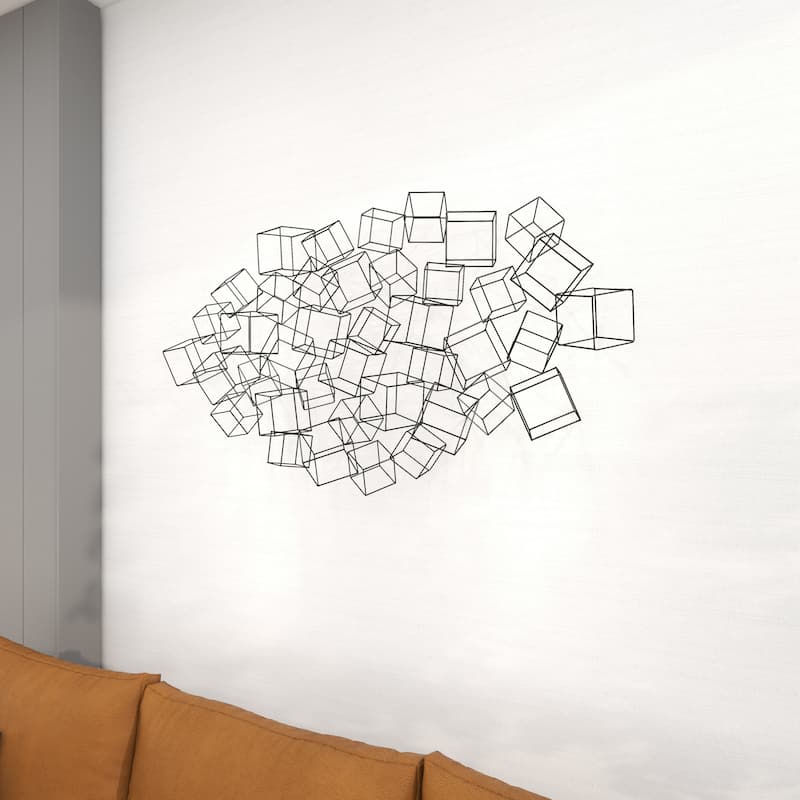 Gold Iron Modern Wall Decor Abstract