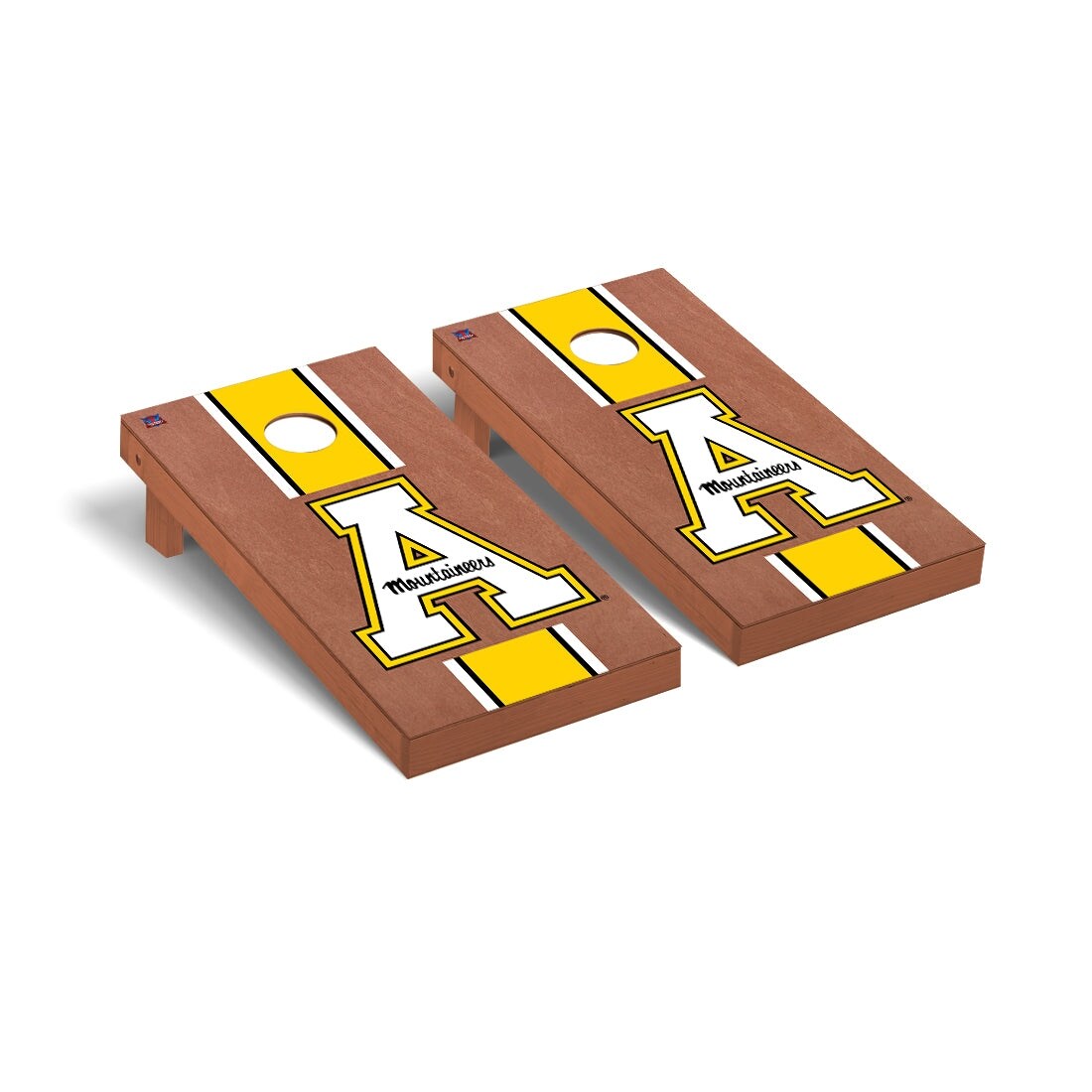 Appalachian State Mountaineers Striped Cornhole Board Set