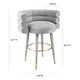 preview thumbnail 5 of 14, Strick & Bolton Laffut Velvet/ Gold Stainless Steel Counter Stool - N/A