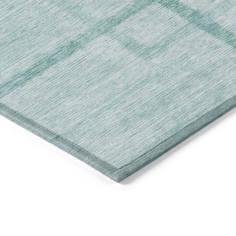 Machine Washable Indoor/ Outdoor Chantille Contemporary Geo Rug