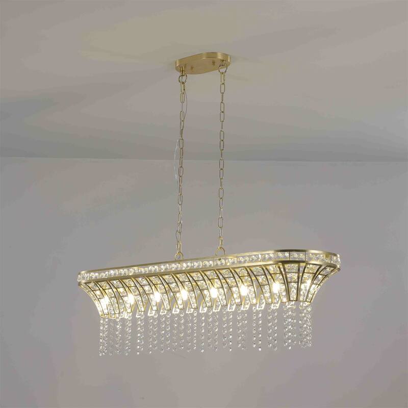 Transparent Crystal Ceiling Chandelier