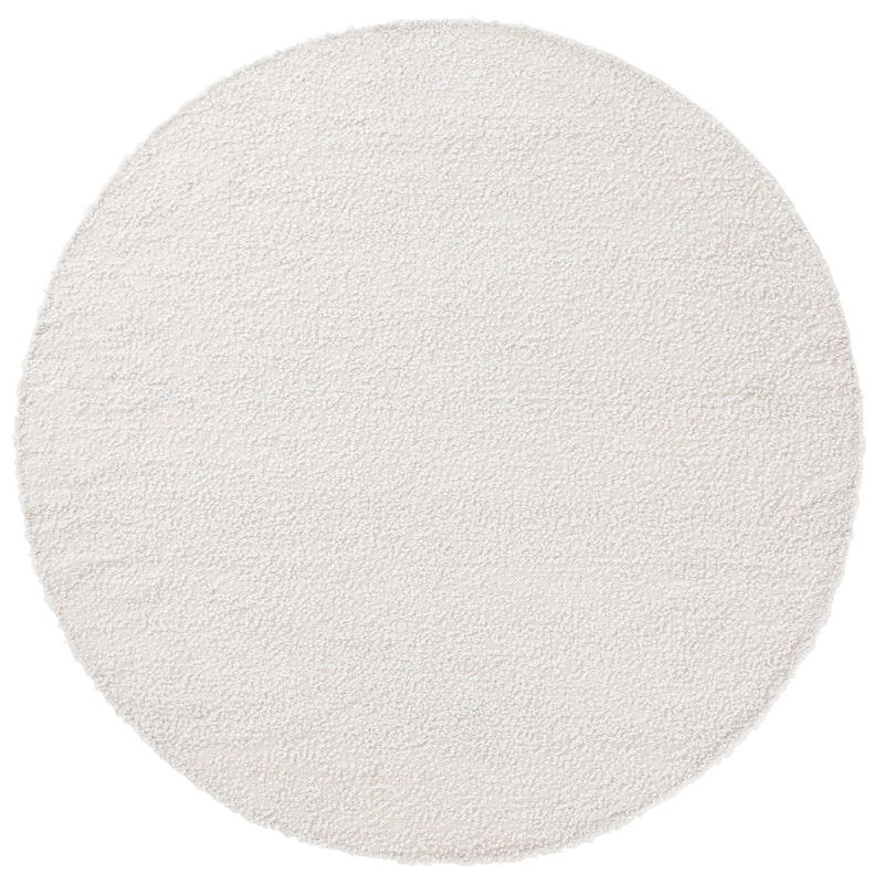 SAFAVIEH Handmade Renewal Freke Wool Blend Rug - 6' Round - Ivory