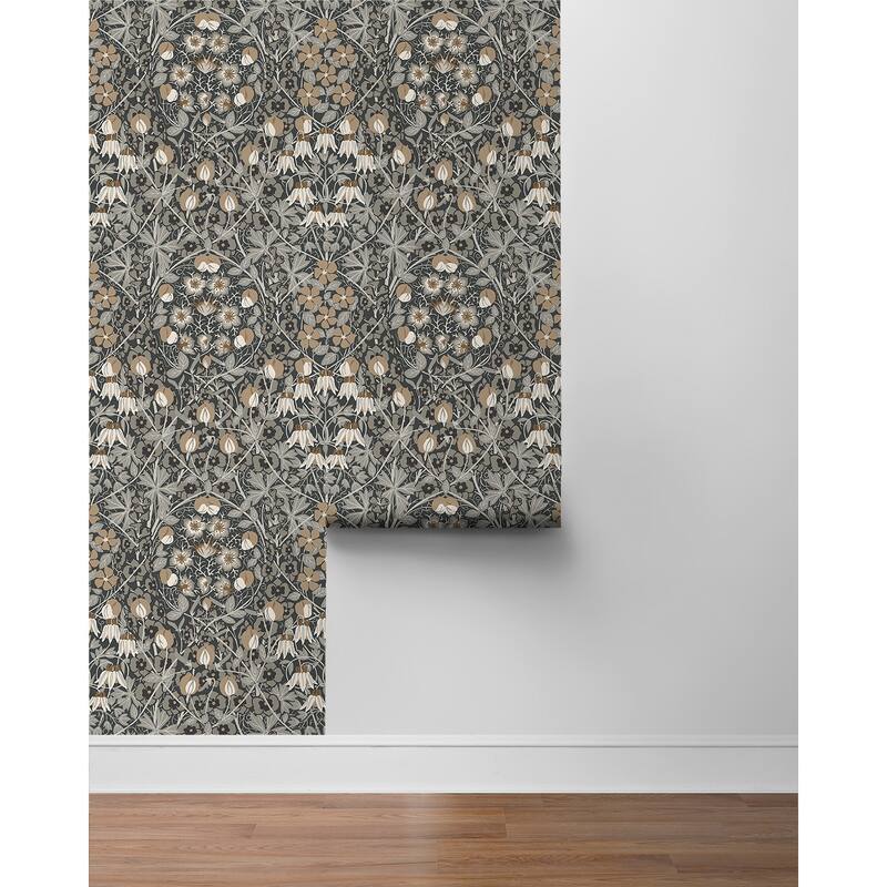 NextWall Tulip Garden Peel and Stick Wallpaper