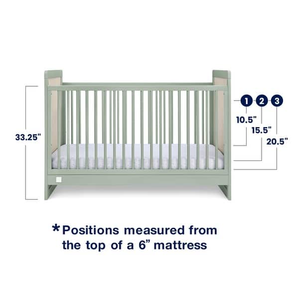 dimension image slide 0 of 6, Liam 4-in-1 Convertible Crib - Greenguard Gold Certified