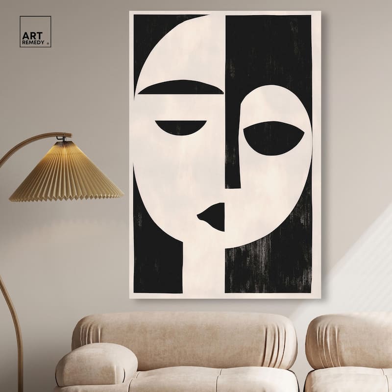The Mask I Canvas by Art Remedy, Gallery Wrapped