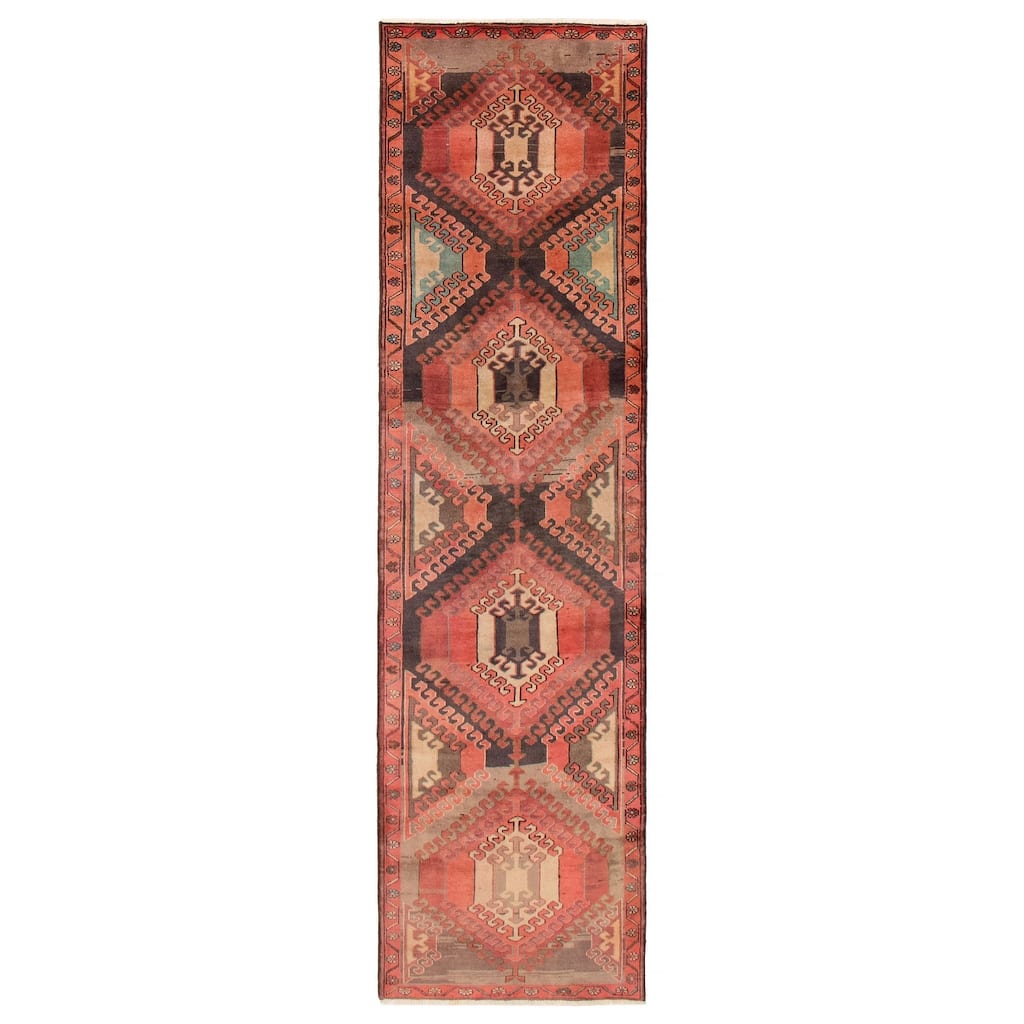 ECARPETGALLERY Hand-knotted Konya Anatolian Copper Wool Rug - 2'9 x 10'4