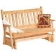 preview thumbnail 15 of 16, Pine 5' Traditional English Glider Unfinished