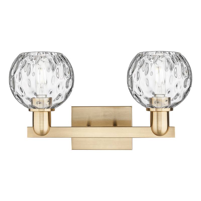 Innovations Lighting Endless Possibilities Arcadia - Athens Water Glass - 2 Light 17" Bath Vanity Light