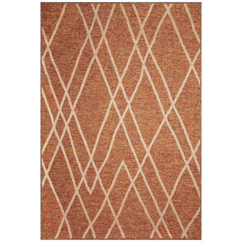 Liora Manne Roma Aspen Indoor/Outdoor Area Rug - 6'6" x 9'4" - Warm